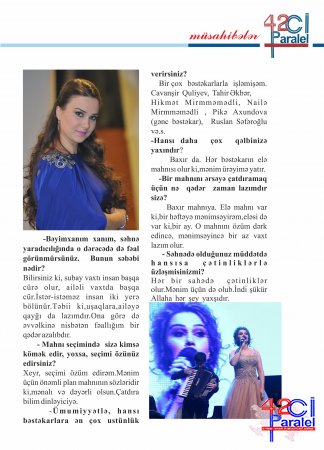 İnsan qarşısına qoyduğu məqsədi və bu məqsədi dogru irəliləmək əzmi varsa, o hər şey edə bilər!