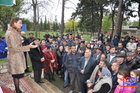 Qənirə Paşayevaya: Sizə hər zaman söylədiyim kimi mənim üçün deputatlıq sizə, xalqımıza,dövlətimizə daha çox xidmət edə bilməkdir.