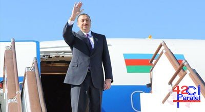 İlham Əliyev Gürcüstana gəldi