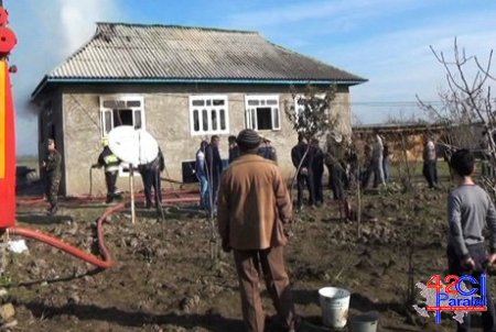 Azyaşlı uşaq evdə yanaraq dünyasını dəyişdi
