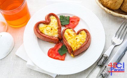 Sevgi dolu omlet (FOTO)