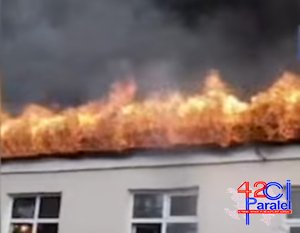Ağcabədidə məktəb yandı(Video)