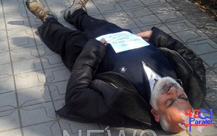 Erməni fəal öz ölkəsinə belə etiraz edir