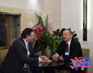 İlham Əliyev TOTAL şirkətinin baş icraçı direktoru ilə görüşdü