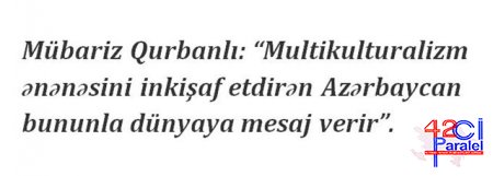 Azərbaycandan dünyaya mesaj