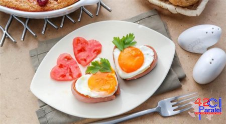 Sevgi dolu omlet (FOTO)