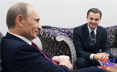 Di Kaprio Putindən danışdı (FOTO)