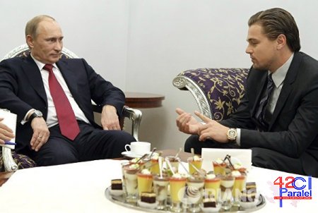 Di Kaprio Putindən danışdı (FOTO)