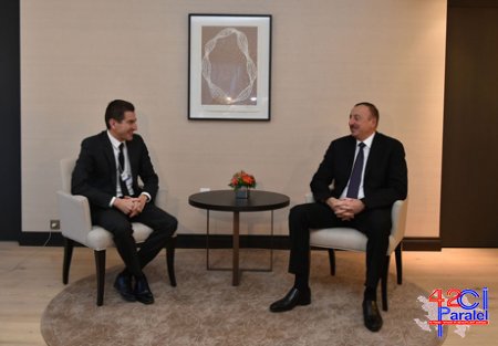 İlham Əliyev Davosda görüşlərə başladı (YENİLƏNİB)