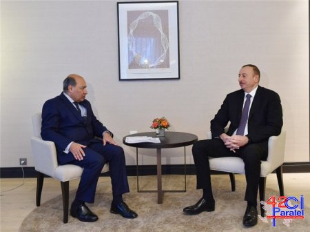 İlham Əliyev bank prezidenti ilə görüşdü