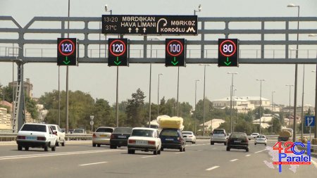 Bakı yollarında sürət həddi azaldılıb
