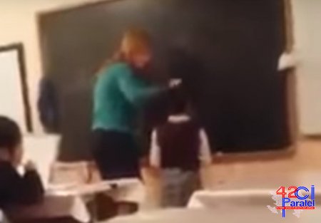Azərbaycanda müəllim azyaşlı şagirdi döydü və söydü (VİDEO)