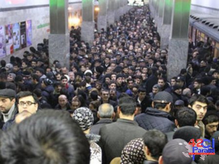 Bakı metrosunda ajiotaj yaşanıb