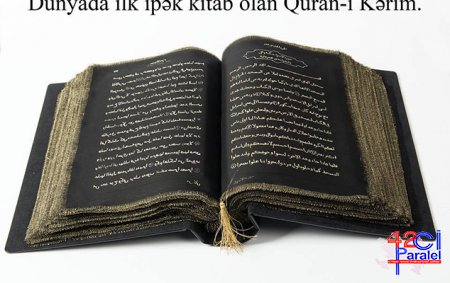 Həmyerlimiz Tünzalə Məmmədzadə dünyada ilk ipək kitabı hazırlayıb.