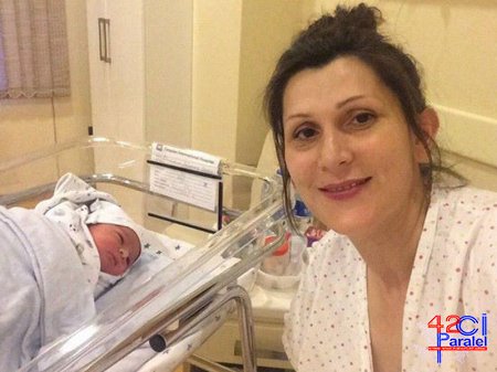 Yeni ana olan xalq artistinin xəstəxanadan ilk