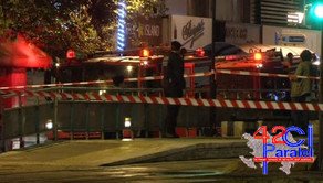Afinanın mərkəzində bankda bomba partladılıb