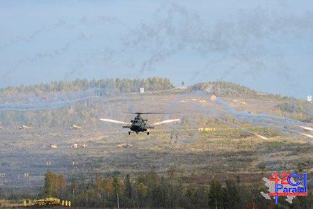 Ermənistanda gecə saatlarında hərbi uçuş təlimləri keçirilib