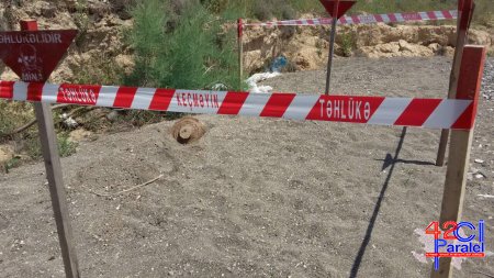 Ağcabədi rayonunda aşkar olunmuş Mina və Partlamamış Hərbi Sursatlar (PHS) haqqında 