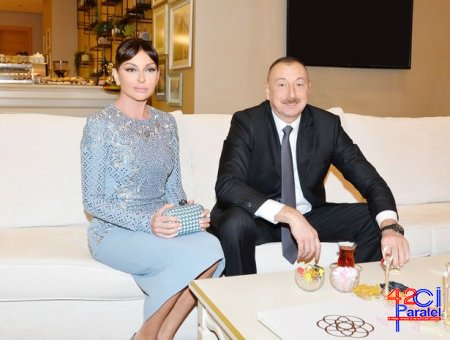 İlham Əliyev və ailəsi İslam Oyunlarının açılış mərasimində – FOTO