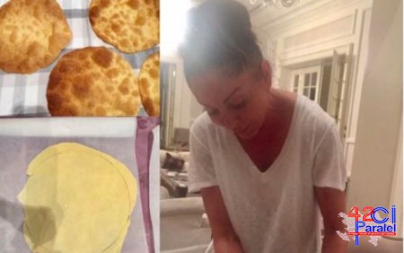 Mehriban Əliyeva tort bişirdi – FOTO