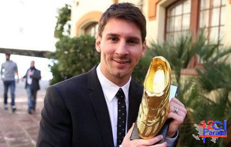 Messi dördüncü dəfə “Qızıl buts”a sahib çıxdı