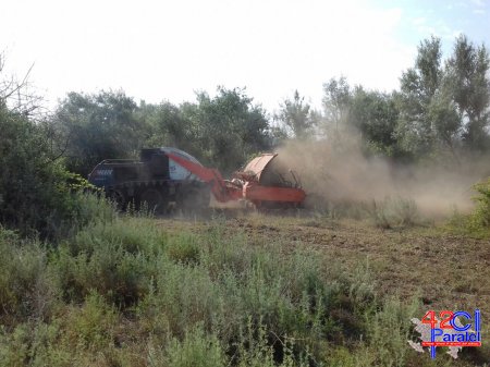Cəbrayıl rayonunun Cocuq Mərcanlı kəndində  aparılan təmizləmə əməliyyatları barədə 