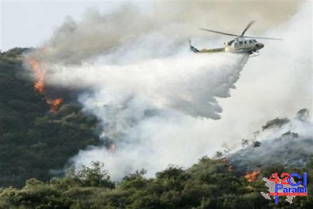 Oğuz və Qəbələdəki yanğının söndürülməsinə helikopter cəlb olunub