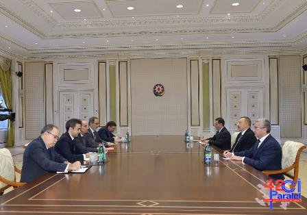 İlham Əliyev xarici nazirləri qəbul etdi - FOTO