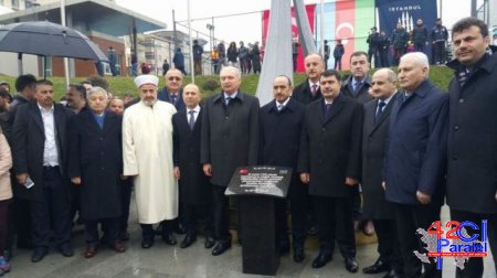 İstanbulda Xocalı soyqırımı abidəsinin açılışı oldu