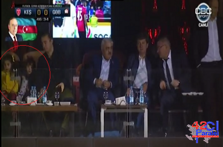 Kəmaləddin Heydərovun nəvələri stadionda - FOTOLAR