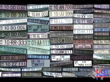 Bu maşın nömrələri üçün rüsum 500 MANAT artırılır - YENİ QİYMƏTLƏR