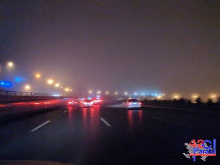 Gecə Bakı niyə dumanlı idi? - FOTO